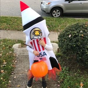 Rocketship Spaceship Kids Halloween Costume 4-8yo